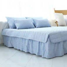 條紋絎縫床罩