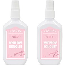 아로니카 센티드 스프레이 화이트로즈부케, 2개, 100ml