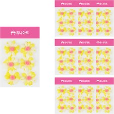 Uniart 迷你雛菊人造花, 黃色, 10個