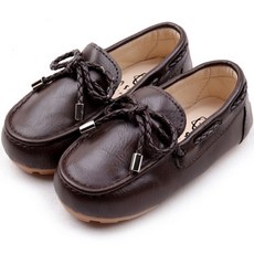 兒童清新布里奇樂福鞋