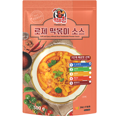 Tteokbulking 玫瑰炒年糕調理粉包 微辣, 1個, 500g