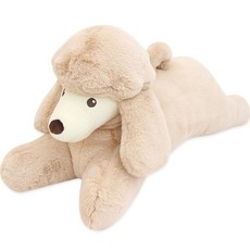 COZYN 攜帶型枕頭娃娃靠枕 標準貴賓犬, 混色