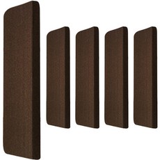 Sionnet 防滑樓梯墊, 5個, 深棕色