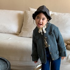 Arbe Diano 女童針織開襟衫