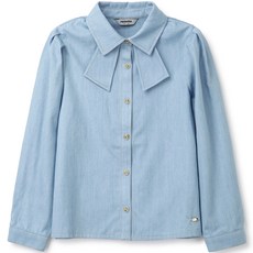 renoma kids 女童款Haegi蝴蝶結雪紡衫 R2331B354