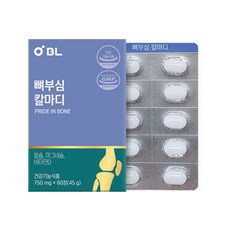 BL 鈣鎂維他命D骨骼保健錠, 60顆, 1盒