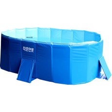 wheelers 可折疊免充氣泳池 小池塘, 藍色