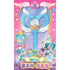 Barara Fairies溫蒂的迷你芙蘿拉魔法棒角色扮演, 藍色, 1個