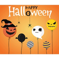 PARTYHAE 萬聖節恐怖氛圍掛布, 南瓜氣球