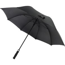 Foot On堅固的高爾夫長雨傘, 黑色