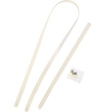 Knitt NEW 彩色索特雷吉背帶 2件組 83cm, 象牙白, 1套