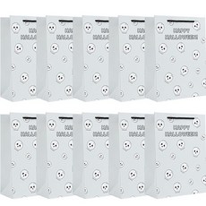 PARTYHAE 萬聖節購物袋 10入, 骷髏