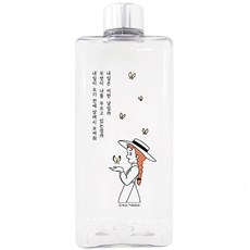 紅髮安妮 方形水瓶, 350ml, 蝴蝶