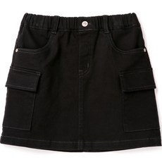 renoma kids 女童款棉質斜紋工裝口袋裙 R2332S634