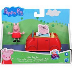 Hasbro 孩之寶 粉紅豬小妹迷你紅色車, 混色