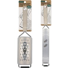 youhouse 米糠柄起司刨絲器 粗型+細型組, 混色, 1組