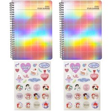 Flyingwhales 紅髮安妮 6個月讀書計畫本 2p + 貼紙 2p 組合 萬年型, 奶油玫瑰