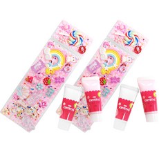 DIY鉛筆盒裝飾組合, 隨機出貨, 2套