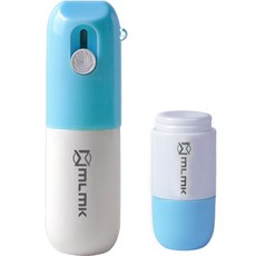 I DON'T CARE 快遞單個資滾珠式清除筆 20ml + 補充罐組合, 藍色, 1套