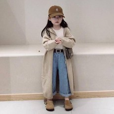 Arbe兒童Ronze長版連帽開襟衫