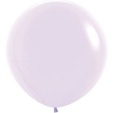 Sempertex 大型氣球 60cm, 粉彩啞光薰衣草色, 3個