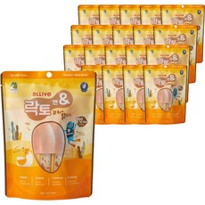 올리브락토앤 강아지 고양이 겸용 닭 육수에 닭고기 파우치 스틱 간식 20p, 1개, 280g