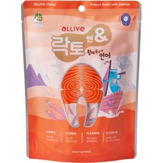 올리브락토앤 반려동물 황태 육수에 연어 파우치 스틱 간식 20p, 1개, 280g