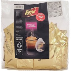 Rene 咖啡機適用哥倫比亞咖啡包, 50包, 7g, 1袋