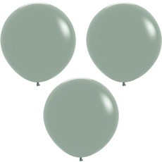 Sempertex 60cm 大型氣球, 粉彩暮光月桂綠, 3個