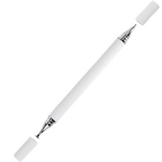 다연경 핸드폰 태블릿PC 정전식 터치펜 겸용 볼펜, 화이트(JR112), 1개