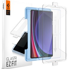 슈피겐 갤럭시탭 S10 울트라 S9 울트라 강화유리 태블릿 액정보호필름 tREZ핏 AGL06998, 투명, 1세트