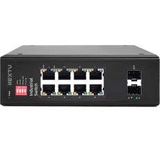 NEXTU 工業用 Gigabit 8埠 PoE 25FP 交換式集線器, NEXT-POE8020GDT