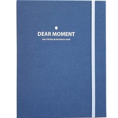JLogue DEAR MOMENT 3孔活頁手帳本封套 A5, 藍色, 1個