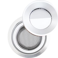 Sten Factory 不鏽鋼304嵌入式排水口濾網 + 排水型上蓋套組, 單一顏色, 1套