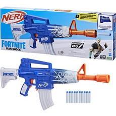 NERF 樂活打擊 Hasbro要塞英雄AR Blue Shock玩具槍, 混色