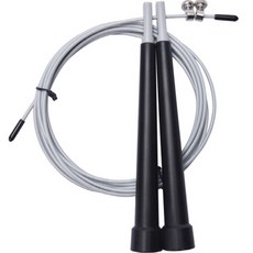 Wooming商店 可調式成人跳繩, 黑色