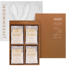 JAYEONWOORI 松子米果餅乾禮盒+購物袋, 28g, 20個