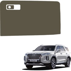 메이튼 스크래치 순정 가죽 글로브박스 커버, 현대 팰리세이드, 카키