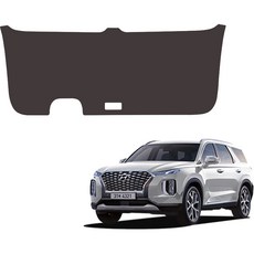 MAYTON 原廠色皮革防刮後車廂門飾板 SC, 巧克力棕色, Hyundai Palisade