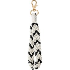 레전드C 마크라메 패턴 핸드스트랩 열쇠고리 자동차키링, (01)오레오, 1개