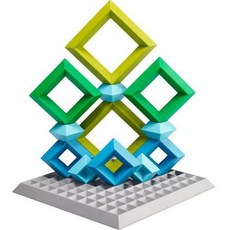 edx 艾迪客 空間藝術積木, 混色