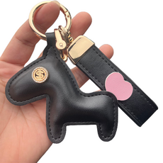 꼬까 하트꼬리 말인형 자동차 열쇠고리, 1개, 03 블랙