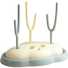 雲朵奶瓶瀝水架, 綠色