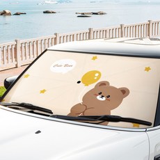 꼬까 단열 햇빛차단 앞유리 파라솔, A02, 1개