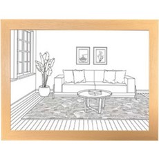 LED畫框夜燈 小型, 影子窗戶