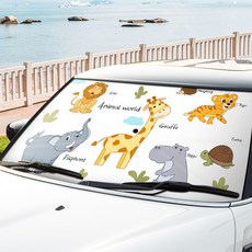 꼬까 단열 햇빛차단 앞유리 파라솔, A05, 1개