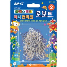 아모스 미니 썬데코 로보트, 혼합색상, 1개