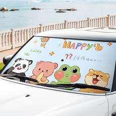 꼬까 단열 햇빛차단 앞유리 파라솔, A01, 1개