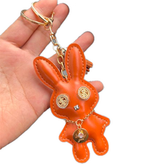 꼬까 달러 토끼인형 자동차 열쇠고리, 07 오렌지, 1개