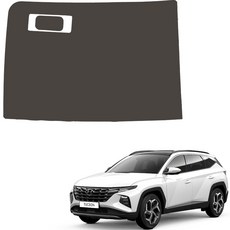 메이튼 스크래치 순정 컬러 가죽 글로브박스 커버 SC, 현대 투싼 NX4, 다크브라운